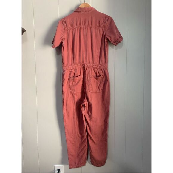 OLD NAVY Women’s  utility jumpsuit collar short sleeve cedarwood Small - Picture 4 of 10